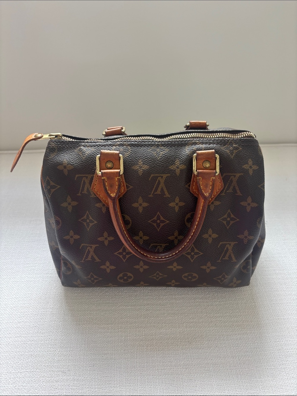 Louis Vuitton Monogram Mini Speedy 25 Handbag